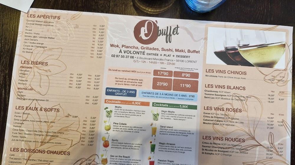 O'BUFFET - Menu Image 2